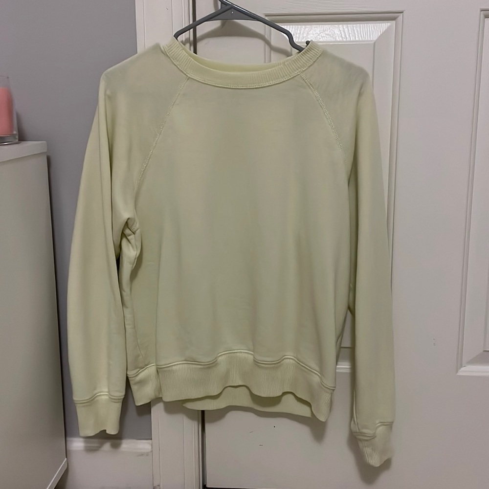 Yellow American Eagle crew neck